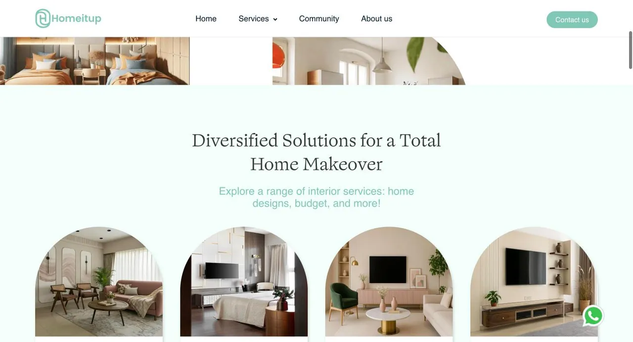 Homeitup screen 2